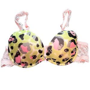 Eve's Temptation Pink Women's Push Up Bra Sz 36C NWT